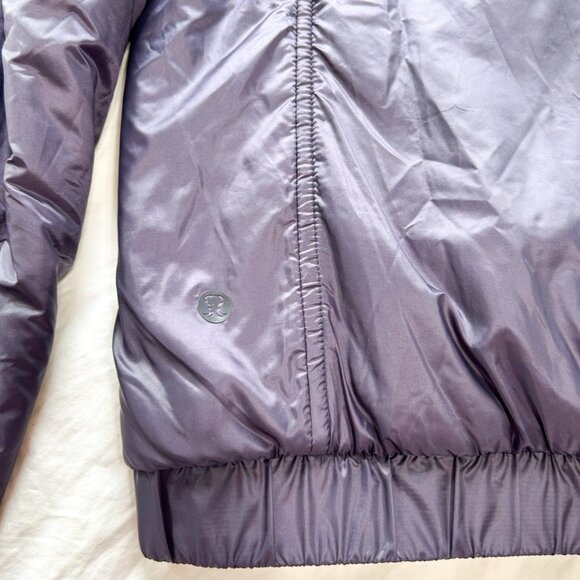 NWOT Lululemon Glyde Scuba Hoodie Jacket Boysenberry Purple Size 4 - Picture 10 of 12